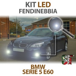 Lampade Led Fendinebbia H8 per BMW Serie 5 E60 E61 (2001 -2010) con tecnologia CANBUS