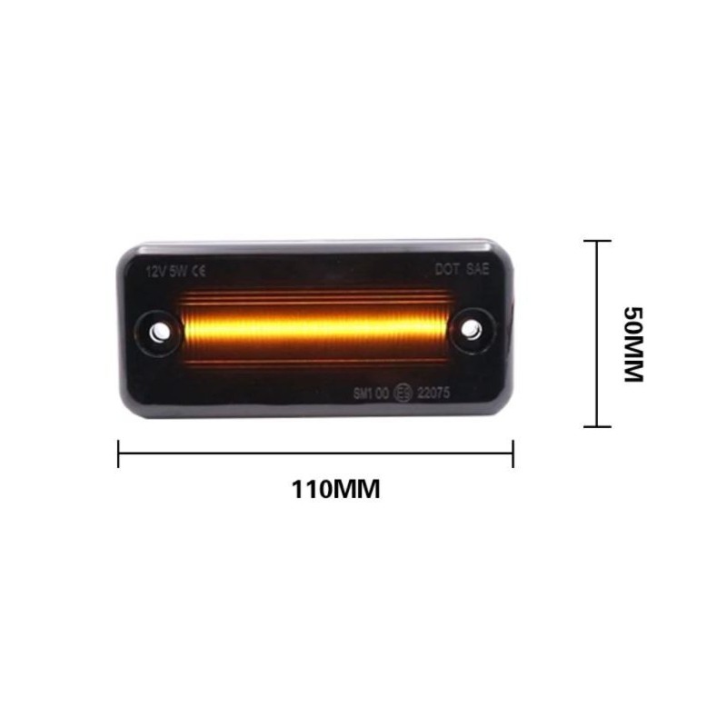 Fiat Qubo Frecce Laterali LED Dinamiche Sequenziale Indicatore di Direzione