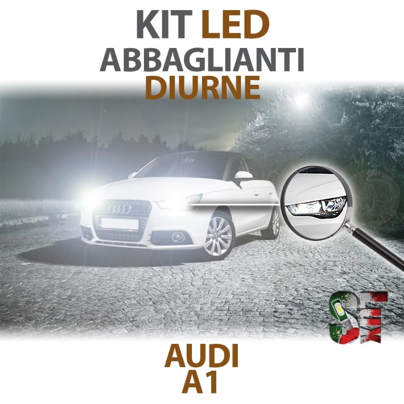 Lampade Led Diurna e Abbaglianti H15 per AUDI A1 Restyling 8X1 8XK dal 2015 tecnologia CANBUS
