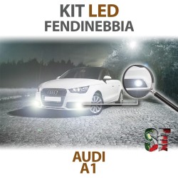 Lampade Led Fendinebbia H8 per AUDI A1 Restyling  8X1 8XK (2010 - 2018) con tecnologia CANBUS