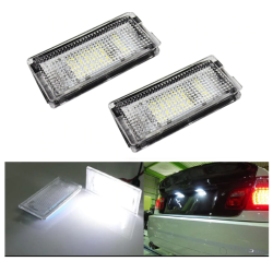 BMW E46 LED License Plate Light Complete Plate White 6000k