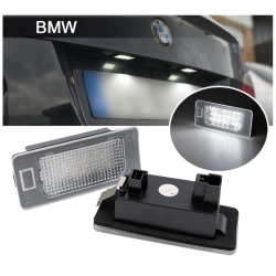 BMW E82 E88 LED Matrícula Plafón Completo Placa Blanca 6000k