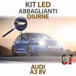 KIT FULL LED PARA LUZ DE CARRETERA Y DIURNA AUDI A3 8V ESPECÍFICO CANBUS