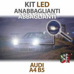 Lampade Led Anabbaglianti e Abbaglianti H4 per AUDI A4 B5 (1994 - 2001) con tecnologia CANBUS