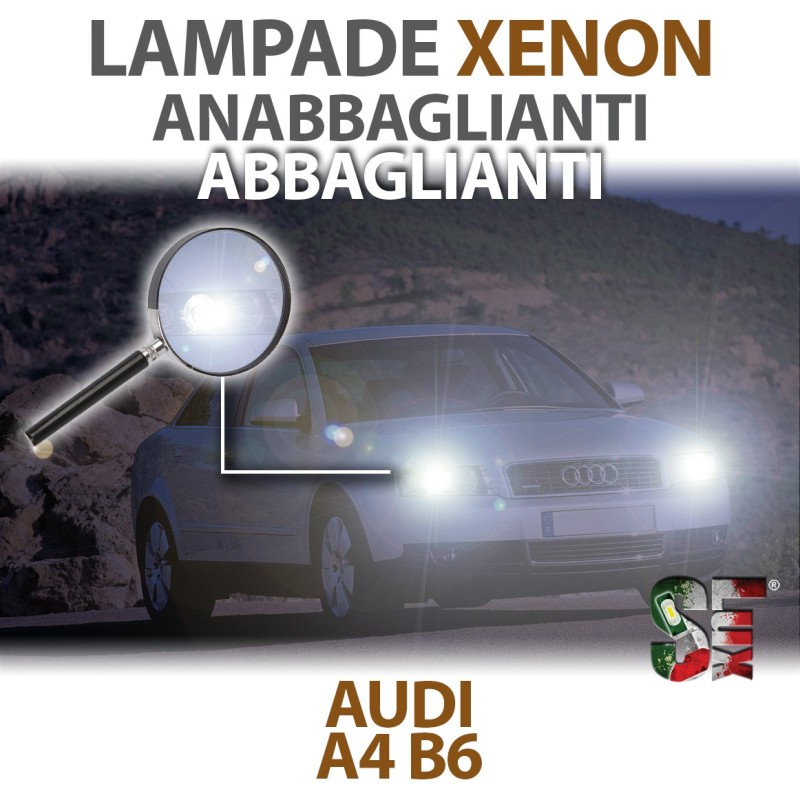 Lampade Xenon Anabbaglianti D1S per AUDI A4 B6  (2000 al 2004) con CANBUS