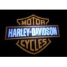 luz led con logotipo de harley davidson