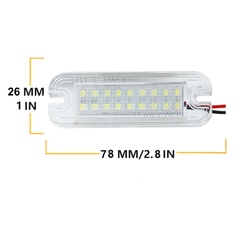 matrícula led placchetta completa canbus plug & play Led Mercedes Benz Clase G W463