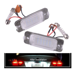 Plafón Matrícula LED Mercedes Benz Clase R W251 Placa Blanca Completa 6000k