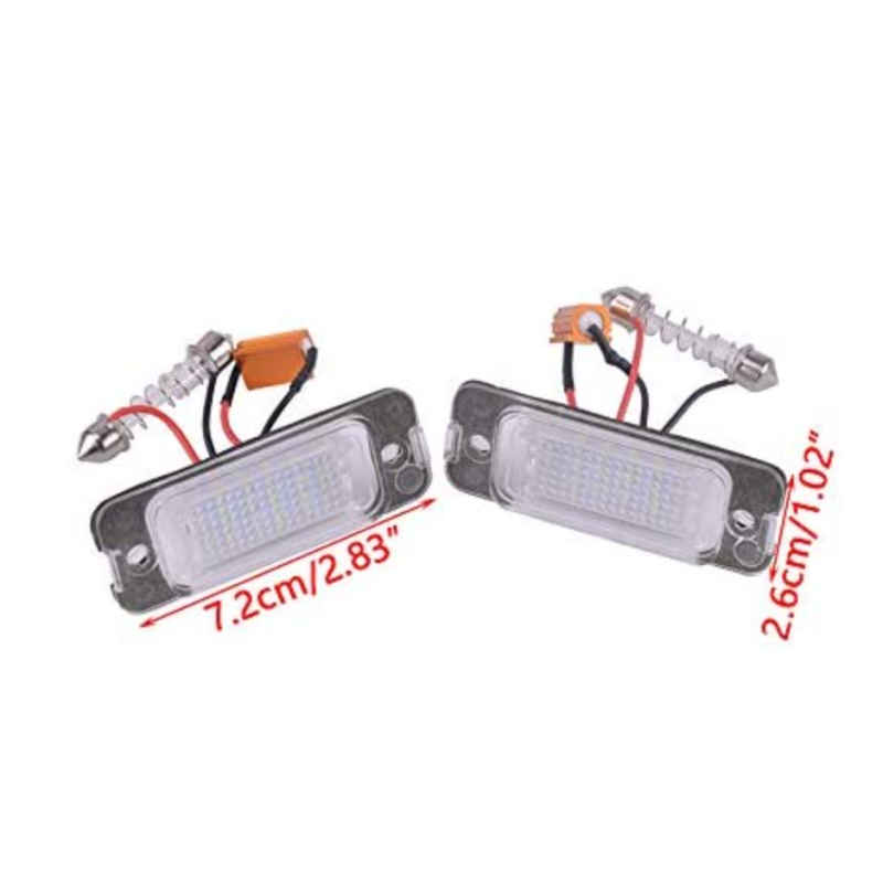 license plate led placchetta completa canbus plug & play Led Mercedes Benz Classe R W251