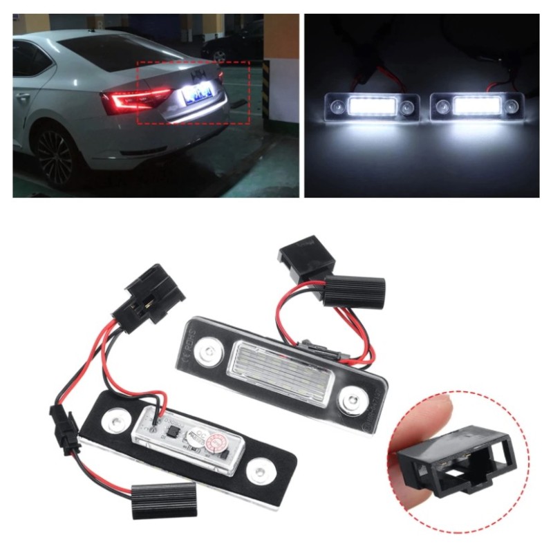 Plafoniera Targa Led Matricula Volkswagen Golf 5 Plus