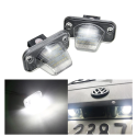 Plafoniera Targa Led Volkswagen Touran V1 Placchetta Completa Bianca 6000k