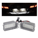 Plafoniera Targa Led Ford C-Max (MK2) Placchetta Completa Bianca 6000k
