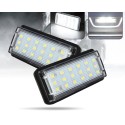 Plafoniera Targa Led Toyota Land Cruiser J100 Placchetta Completa Bianca 6000k