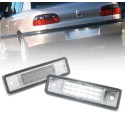 Plafoniera Targa Led Opel Zafira A Placchetta Completa Bianca 6000k