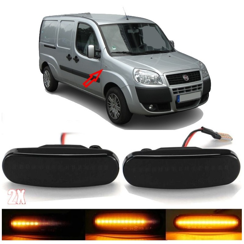 Fiat Doblò Frecce Laterali LED Dinamiche Sequenziale Indicatore di Direzione