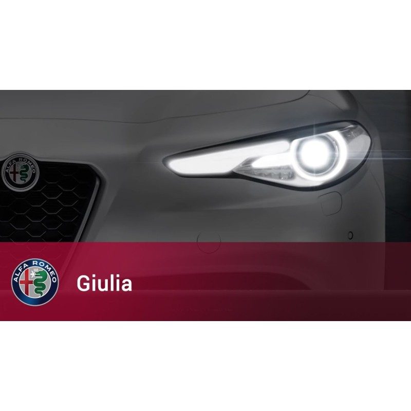 KIT LED COMPLETO GIULIA 2016 LUCES DE CRUCE ESPECÍFICAS ALFA ROMEO