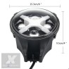 60W 6" CREE LED 5000LM HEADLIGHT OFFROAD DAYTIME RUNNING BULB FOR JEEP WRANGLER SUV