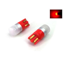 t10 w5w rossa led red color