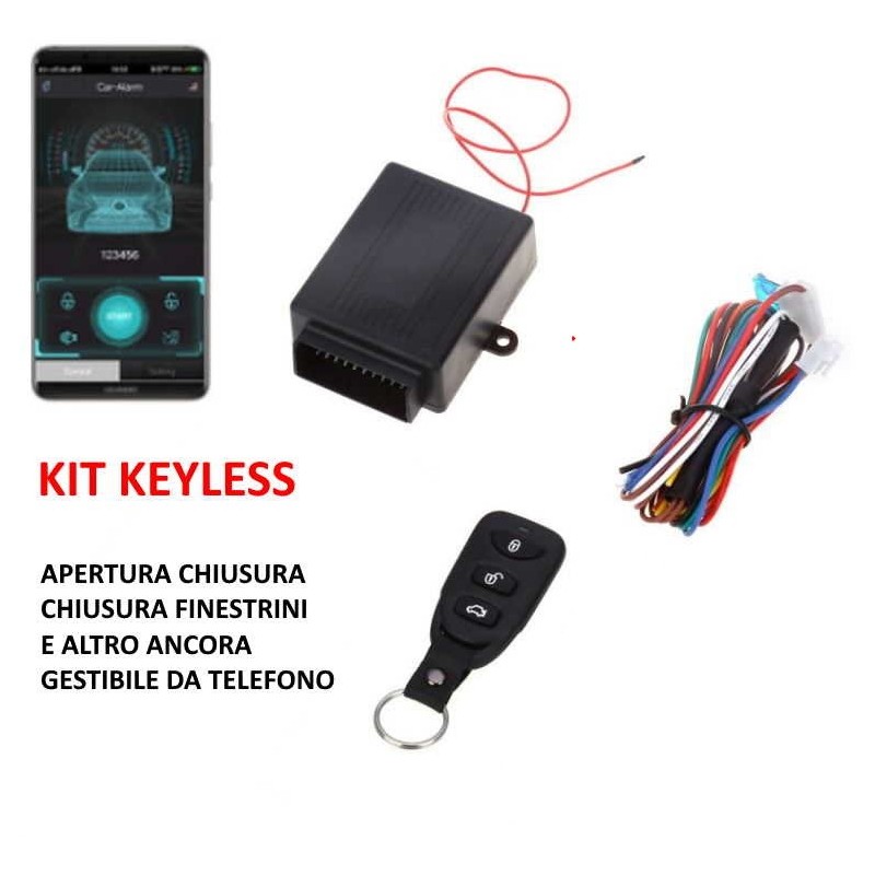 sistema sin llave con aplicación bluetooth