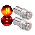 2 Lampade Led Rossa 1156 / Ba15s 23 Led