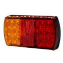 Fanale Led Posteriore 24V 12V Camion Rimorchio Caravan Furgone Luci Posizioni Stop Frecce 3 In 1