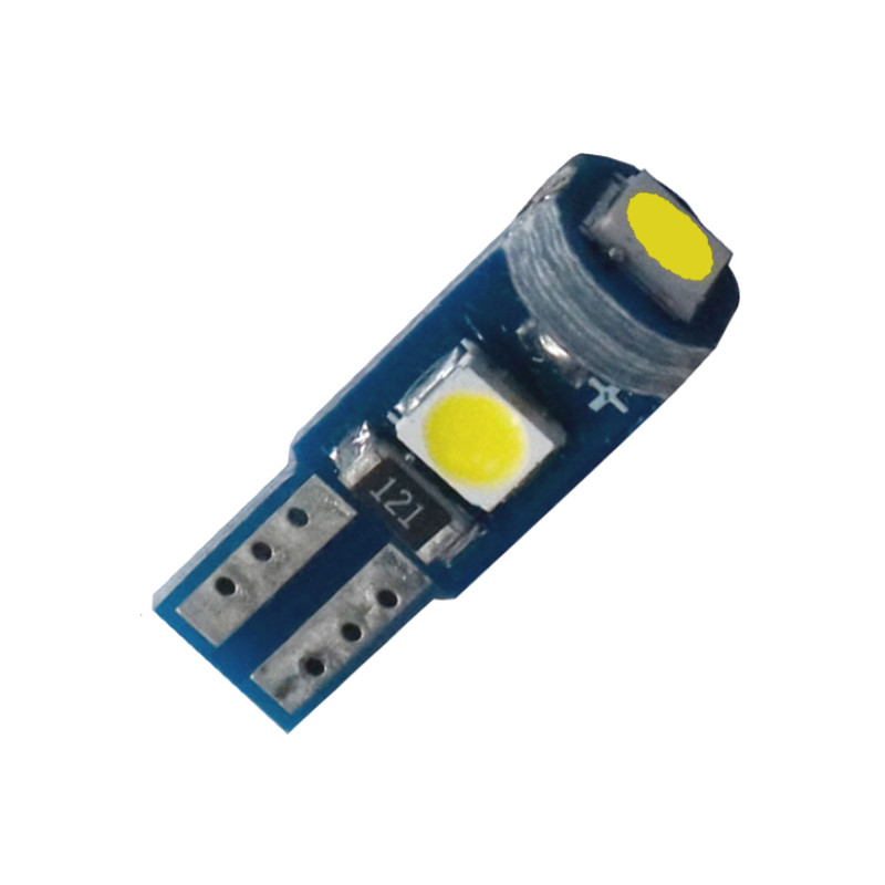 Lámpara LED T5 individual BLANCA AZUL VERDE ROJO