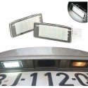 Plafoniera Targa Led Renault Modus Placchetta Completa Bianca 6000k