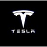 Proiettore Logo LED Tesla Model X kit Sottoporta Luce d'Ingresso