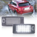 FIAT 500X LED LICENSE PLATE LIGHTS complete rear light plate