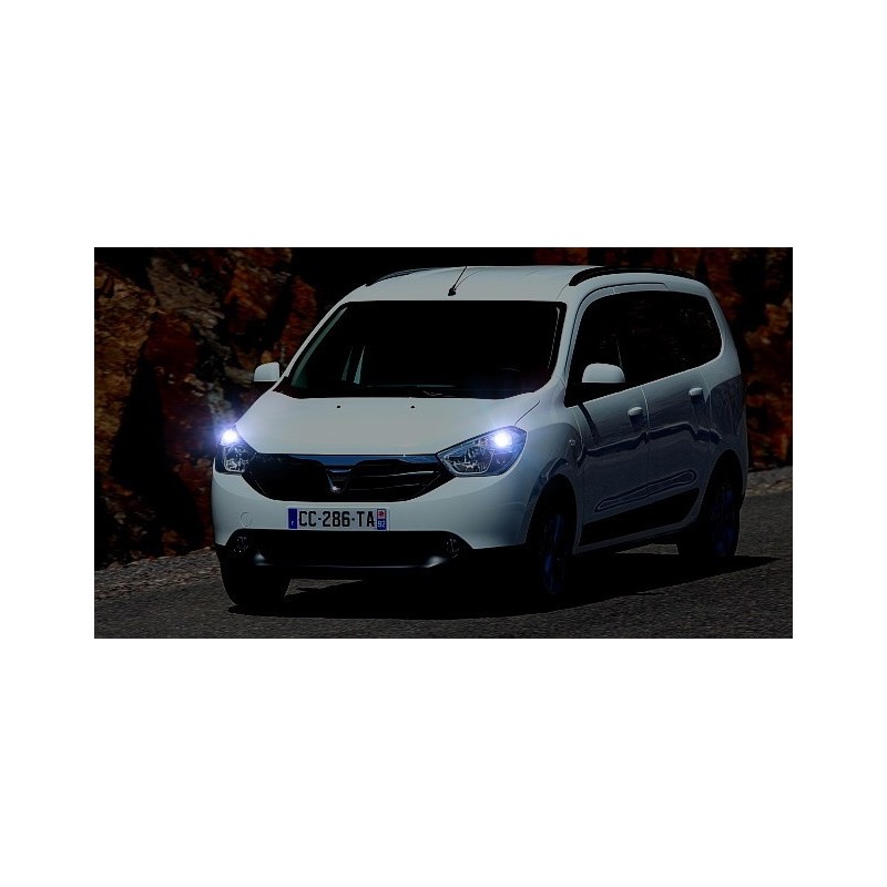 Lámparas de posición y luz diurna LED P21W DACIA Lodgy Tecnología CANBUS