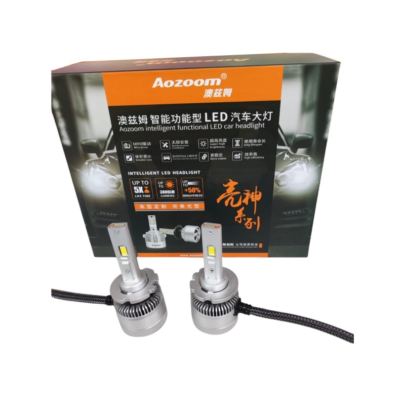 Aozoom Kit Led D2s D2h 5500/6000k Monoled Led Alta Potencia