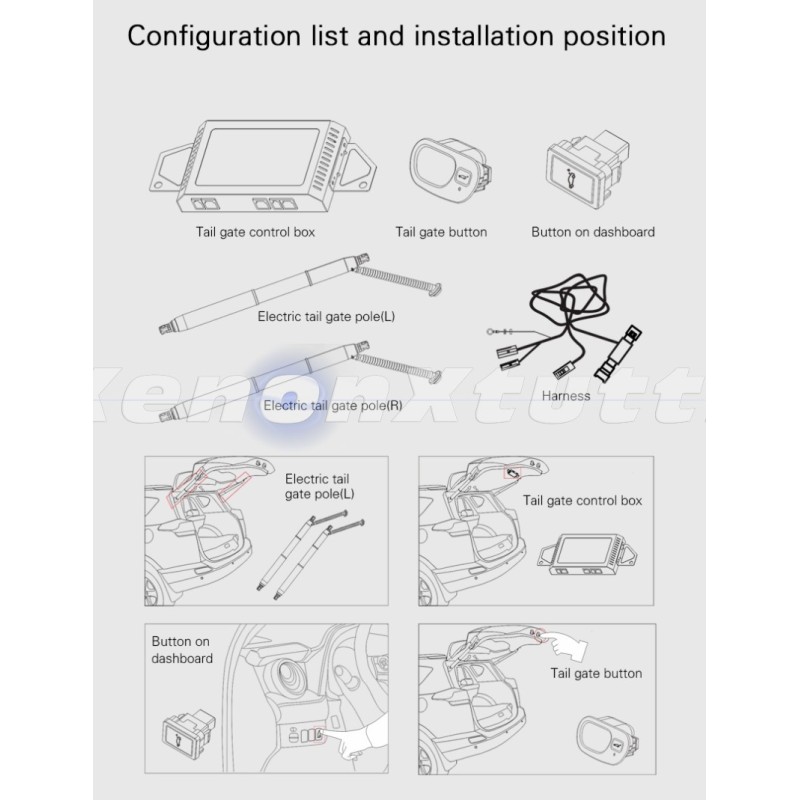electric tailgate instruction Touareg 7P