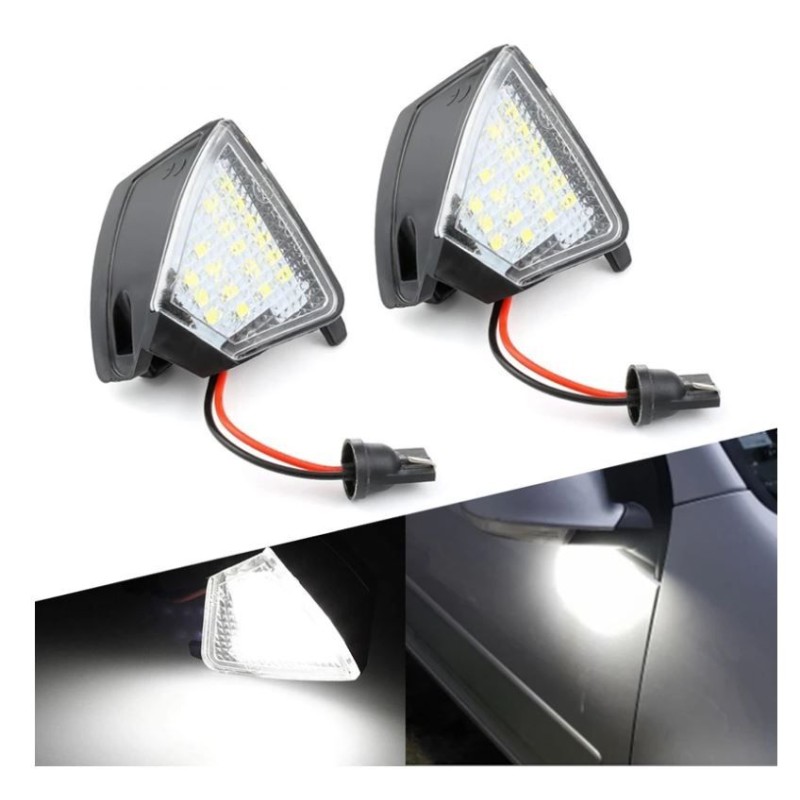 Luces de Cortesia Led Volkswagen Golf 5 Debajo Espejo Retrovisor 6000k Blanco