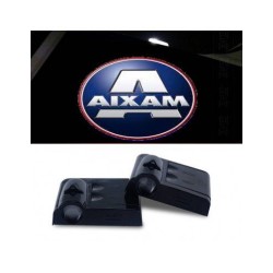 Proiettore Logo LED AIXAM Emotion per Portiera con Batteria no Fori no Connessioni Plug & Play