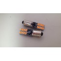 COPPIA BA9S LED 24 SMD 4014 SUPER CANBUS
