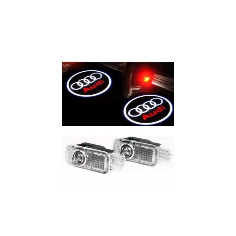 Proiettore Logo LED AUDI A3 8Y Portiera no Fori no Connessioni Plug & Play