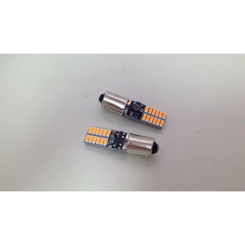 PAR BA9S BAX9S NARANJA LED 24 SMD 4014 SUPER CANBUS