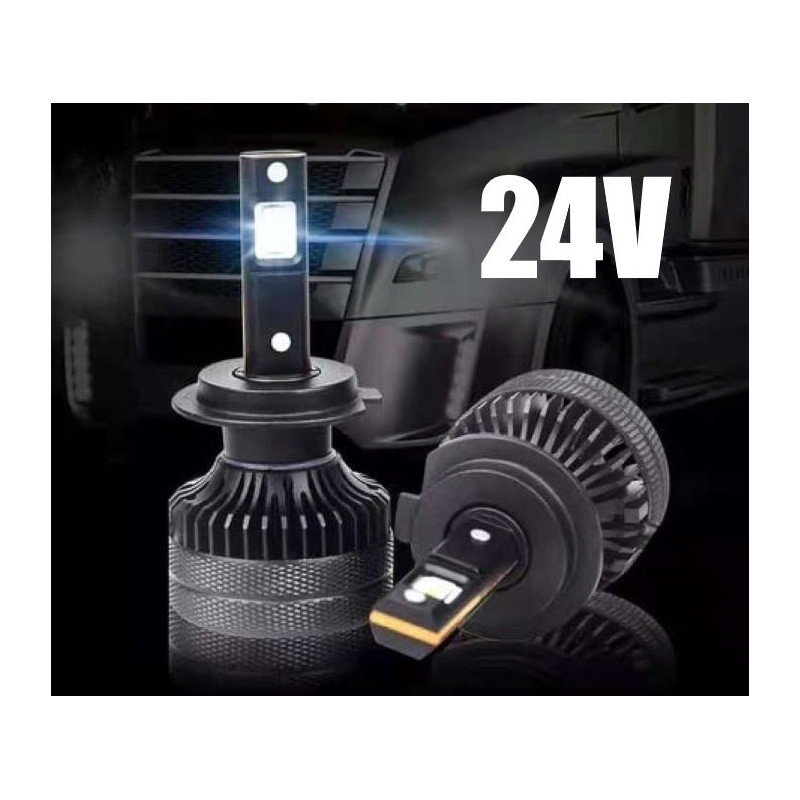 Lampade Kit LED H7 24V Camion 55W 6000K Aozoom