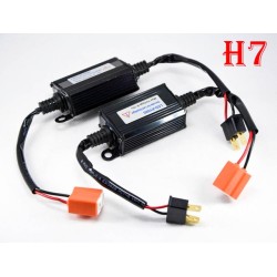 H7 LED Decoder with Voltage Stabilizer Capacitor No Error and No Flickering