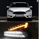 Ford Focus LED Fog Light DRL Turn Signal