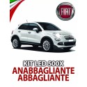 Lampade Led Anabbaglianti e Abbaglianti H4 per FIAT 500X con tecnologia CANBUS