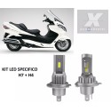 Lampade LED Suzuki Burgman H4 + H7 Specifico Luci 6000k Moto