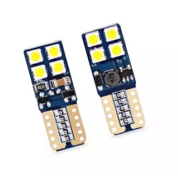 Par de LED T10 W5W 8 SMD 3030 SAMSUNG Canbus Posición Interior Matrícula