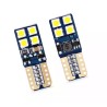 Par de LED T10 W5W 8 SMD 3030 SAMSUNG Canbus Posición Interior Matrícula