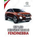 Lampade Led Fendinebbia H11 per PEUGEOT 3008 II (2016 in poi) con tecnologia CANBUS