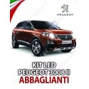 Lampade Led Abbaglianti H7 per PEUGEOT 3008 II (2016 in poi) con tecnologia CANBUS