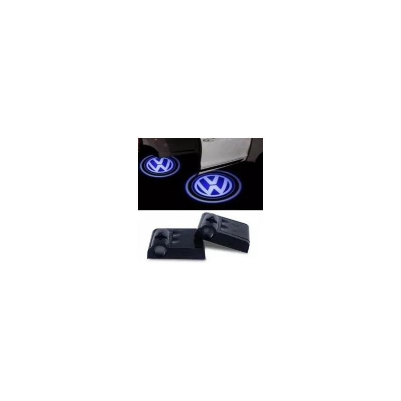 Proiettore Logo LED VOLKSWAGEN Crafter SY per Portiera con Batteria no Fori no Connessioni Plug & Play