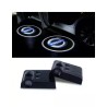 Proiettore Logo LED VOLVO V70 per Portiera con Batteria no Fori no Connessioni Plug & Play