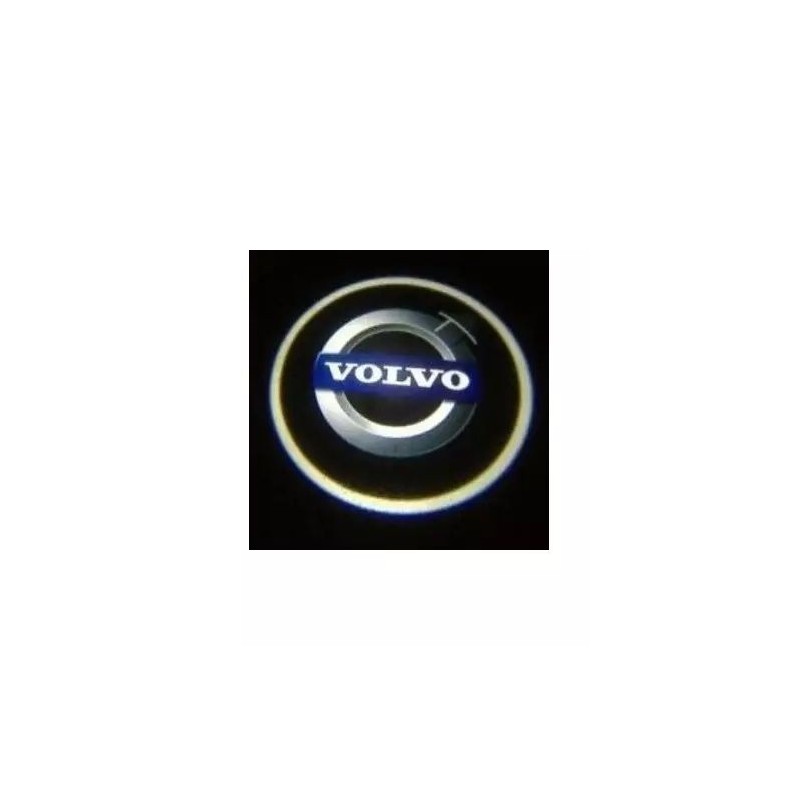 Proiettore Logo LED VOLVO XC70 Cross Country per Portiera con Batteria no Fori no Connessioni Plug & Play