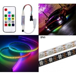 5 Meter RGB Underbody LED Kit with IP65 Effects for Cars, Motorcycles, Off-Road Vehicles